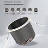 Narrow Bezel LED Ceiling Light with Anti-Glare Eye Protection and Full Spectrum, 75mm Recessed Installation for Hotel or Home Bedroom