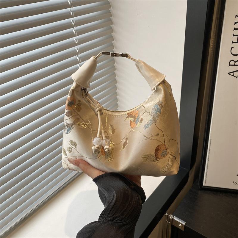 New Chinese-style Large-capacity Bag Women's 2025 Summer New National Style Shoulder Bag Niche Ethnic Style Oblique Span Bag