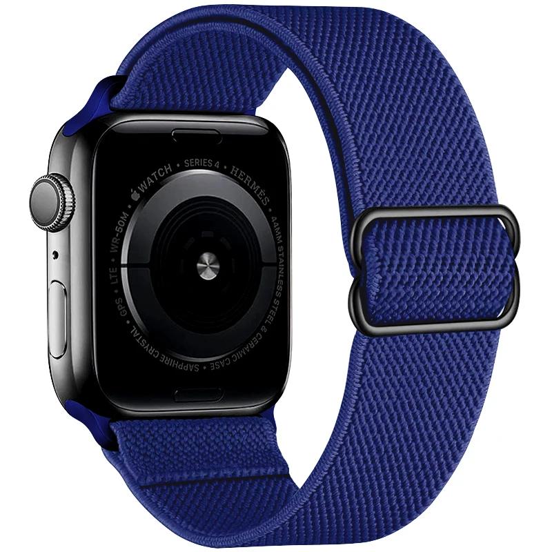 Adjustable Nylon Loop Strap For Apple Watch Series Ultra 11 10 9 8 7 46mm 45mm 41mm Fabric Strap For Iwatch 6 5 4 SE 44mm 40mm