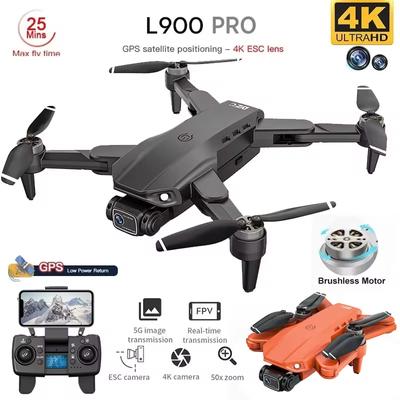 Nový L900 Pro GPS dron 4K profesionální HD duální kamera 5G Wifi fotografování Vyhýbání se překážkám Bezkomutátorový motor Skládací kvadrokoptéra RC drony Hračka