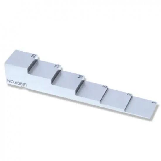 6 step 1 3 5 10 15 20mm test block Ultrasonic test block Carbon Steel 1018 steel test block
