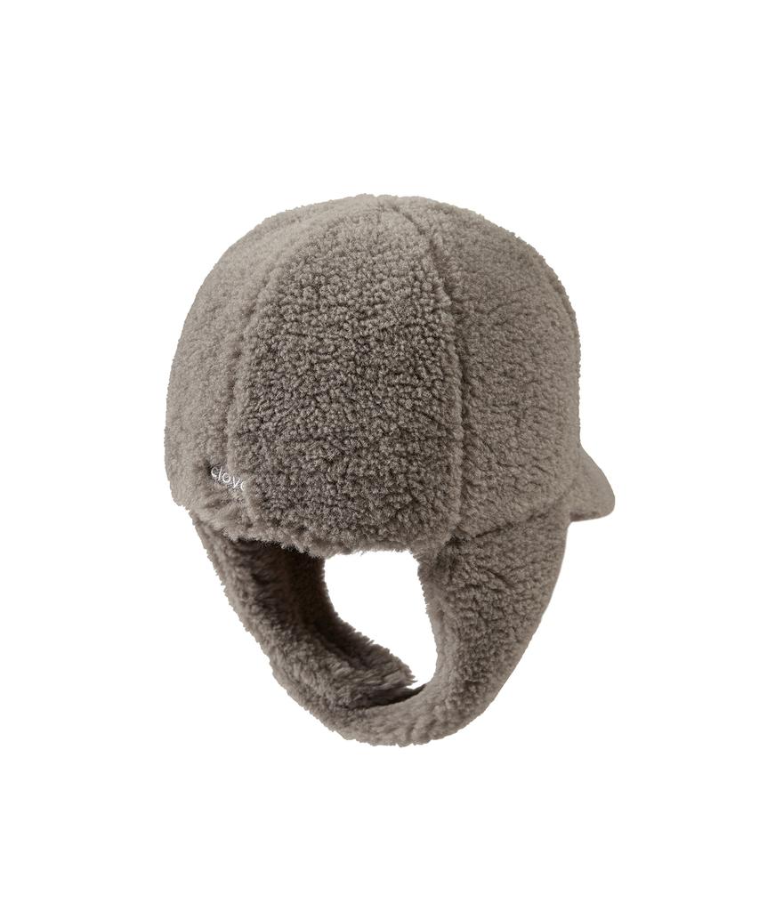 CLOVE [24Fw Clove] Teddy Hat_Women (Charcoal)