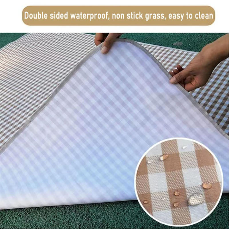 2025 New Foldable Portable Picnic Blanket Waterproof Beach Thickened Lightweight Camping Tent Grassland Mat For Parties Travels