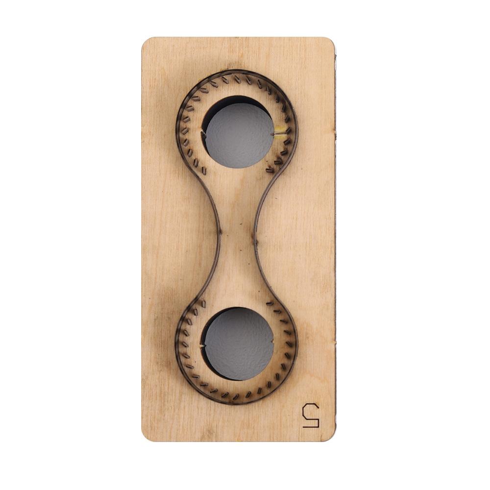 

Кожаный вырубной штамп для брелоков, формы, пробивной штамп, проект DIY для кожевенного ремесла с дыроколом, подвеска для ключей, ручная работа, острый