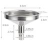 1pc Stainless Steel Funnel for Small Mouth Hip Flask Beer Liquid Oil Filling Tool
