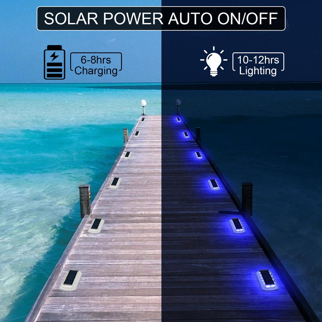 4 szt. 16LED zewnętrzne solarne światła do wkopania w ziemię wodoodporne ogrodowe dekoracje reflektory solarne podziemne lampy dziedzińcowe ścieżki tarasowe światło