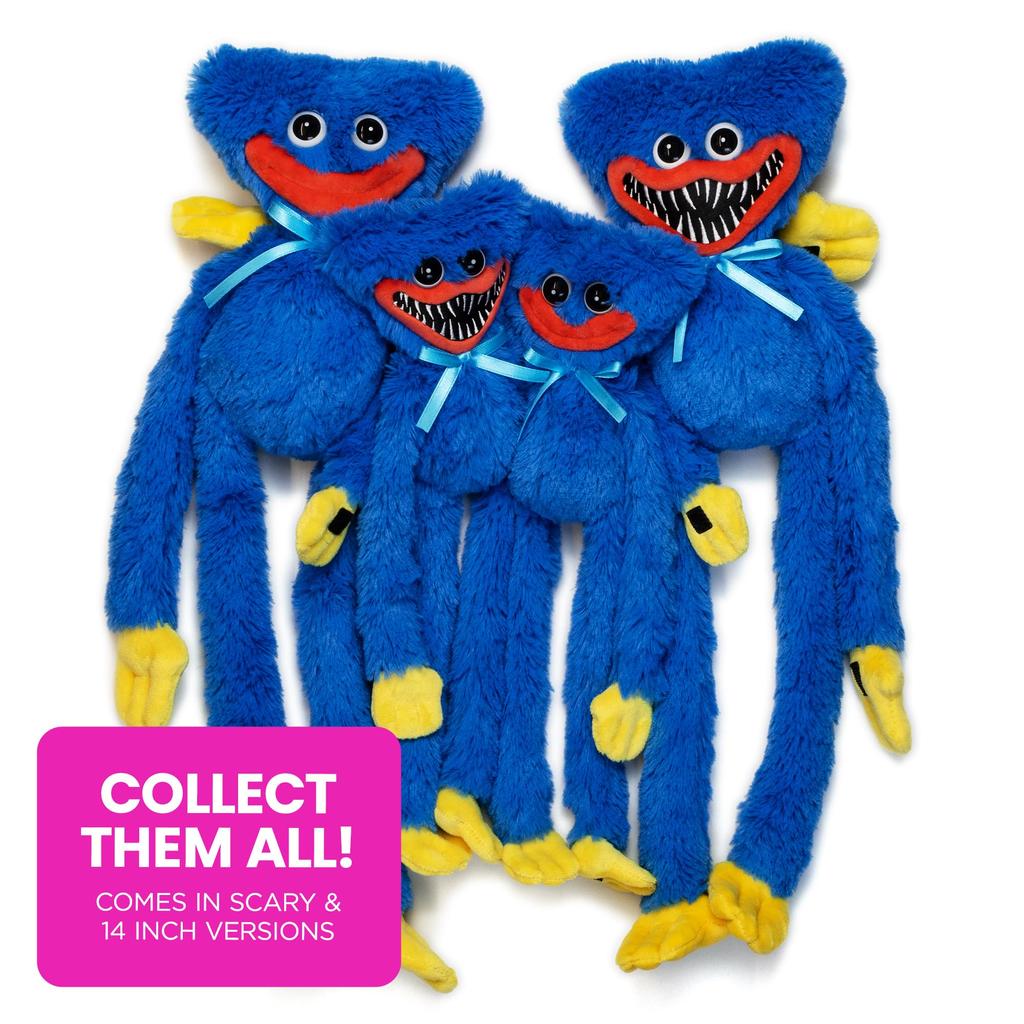 Peluche Poppy Playtime Huggy Wuggy - Giocattolo da collezione per tutte le età (Huggy Wuggy Sorridente da 19")