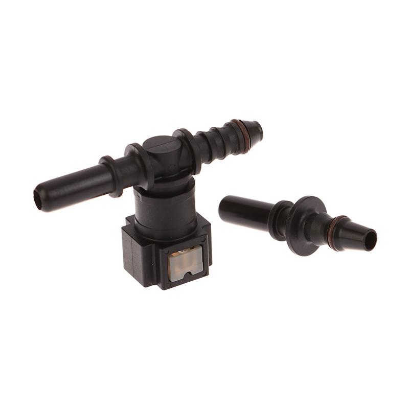 7.89 Id6 Auto Car Fuel Line Bundy Tee Hose Coupler Nylon Motorcycle Hose Coupler Quick Release Connect Connector Car Accessories