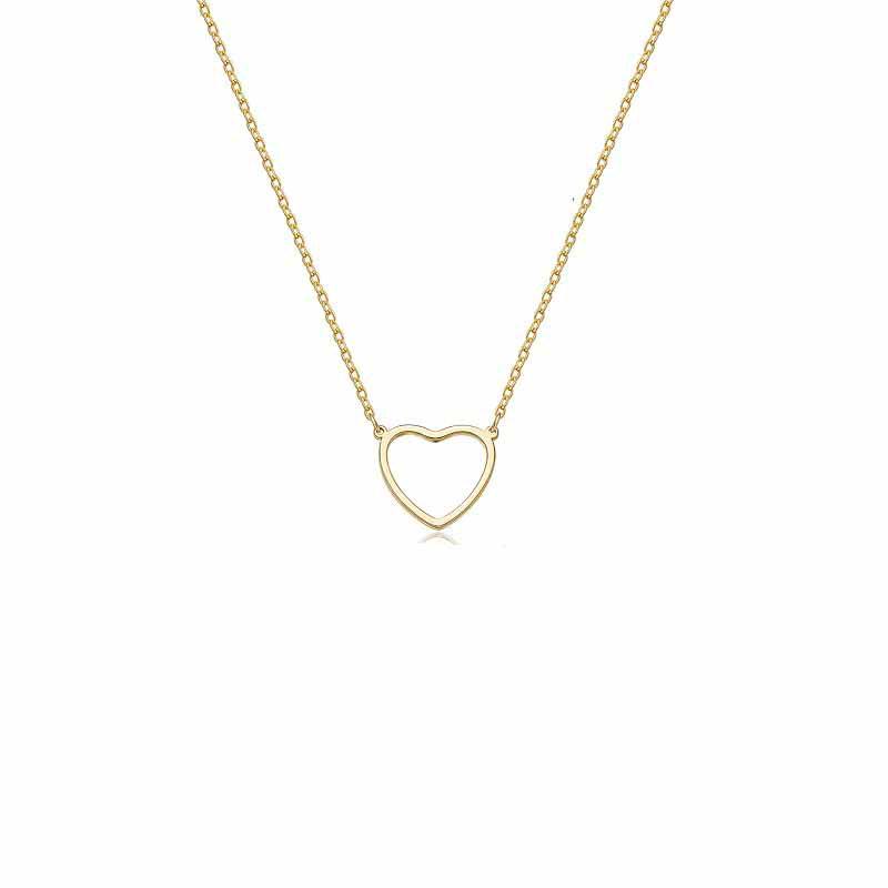 

Valentine s Day Heart Necklace: Stainless Steel Love Clavicle Chain with Hollow Titanium Heart Pendant for Women