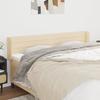 VidaXL Headboard with Ears Cream 183x16x78-88 Cm Fabric3118927