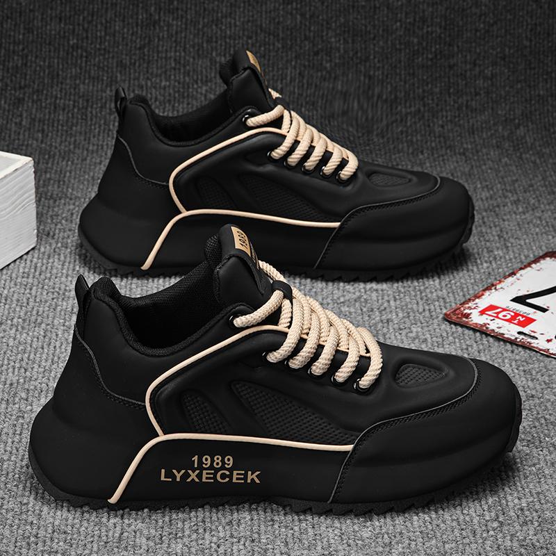 Spring and Autumn breathable dad shoes casual shoes thick-soled inner height-increasing sports tide shoes