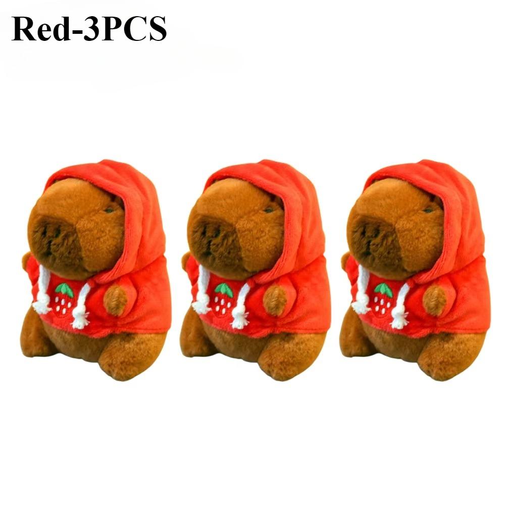 1-10PCS Cute Capybara Plush Pendant Water Dolphin Plush Toy Keychain Bag Pendant Children's Birthday Gift Holiday Party Favours