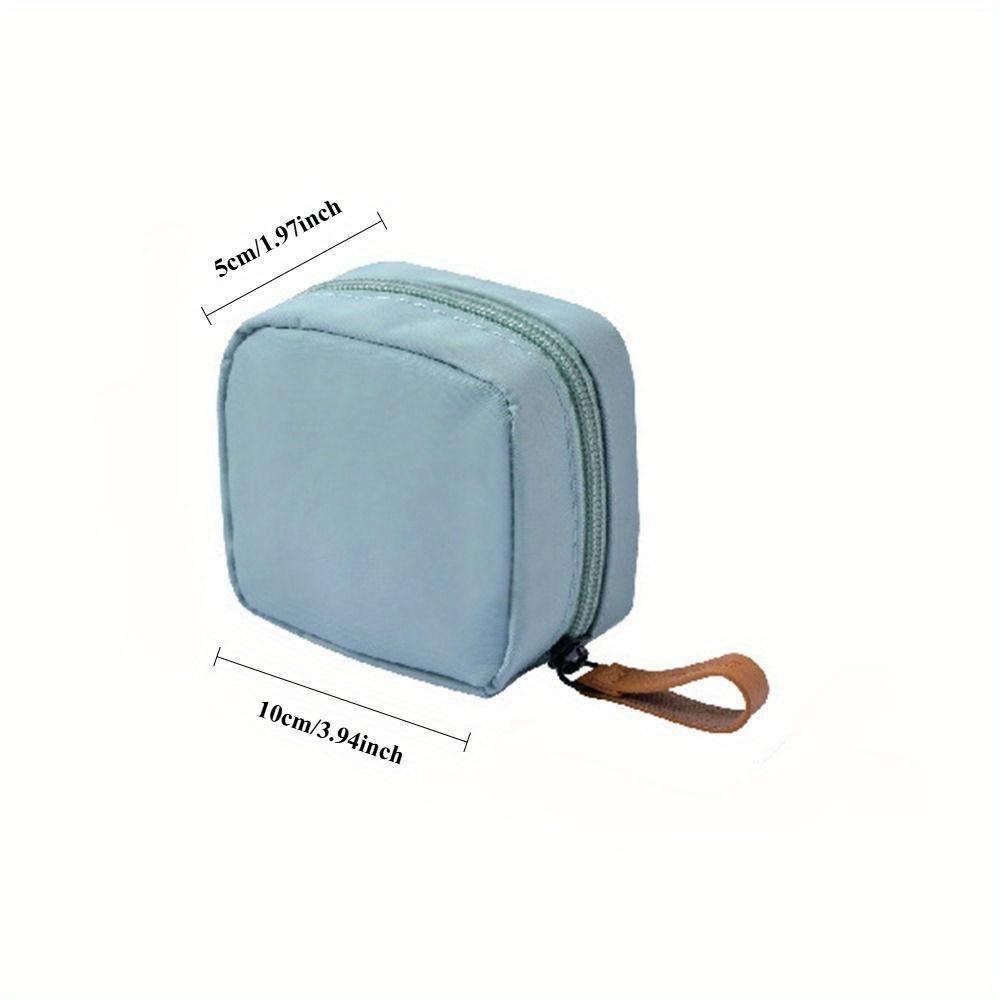 Portable Multi-Purpose Small Cosmetic Bag Mouth Red Bag Sanitary Cotton Storage Bag