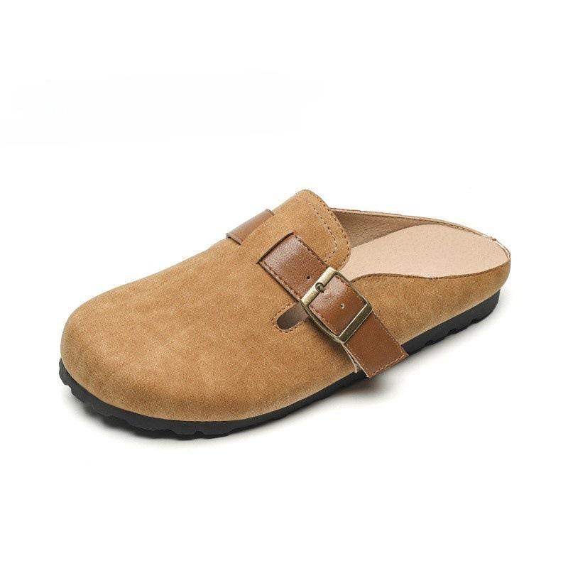 

Французские женские туфли Birkenstocks 2025 года, новые полутапочки Boken bag head с одной педалью 35