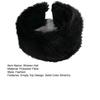 Women Hat Solid Color Empty Top Design Winter Hat Windproof Warm Imitation Fox Fur Hat Cold Weather Accessories