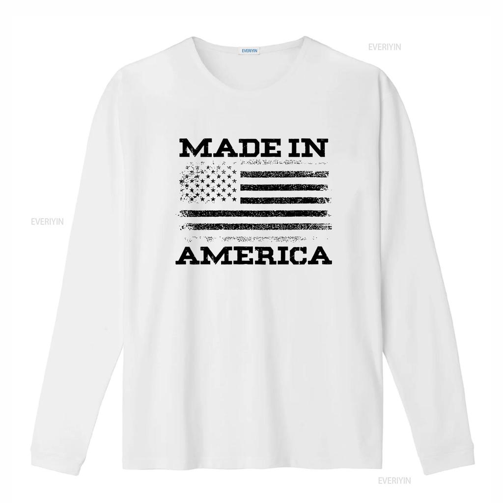 Patriotic T Shirt Made In America Vintage USA Flag US 4th Of July Independence Day American vintage Washed Stylish graphic Soft