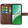 For Oppo Reno12 F 5G Stand Case Calf Texture Shockproof Leather Phone Cover