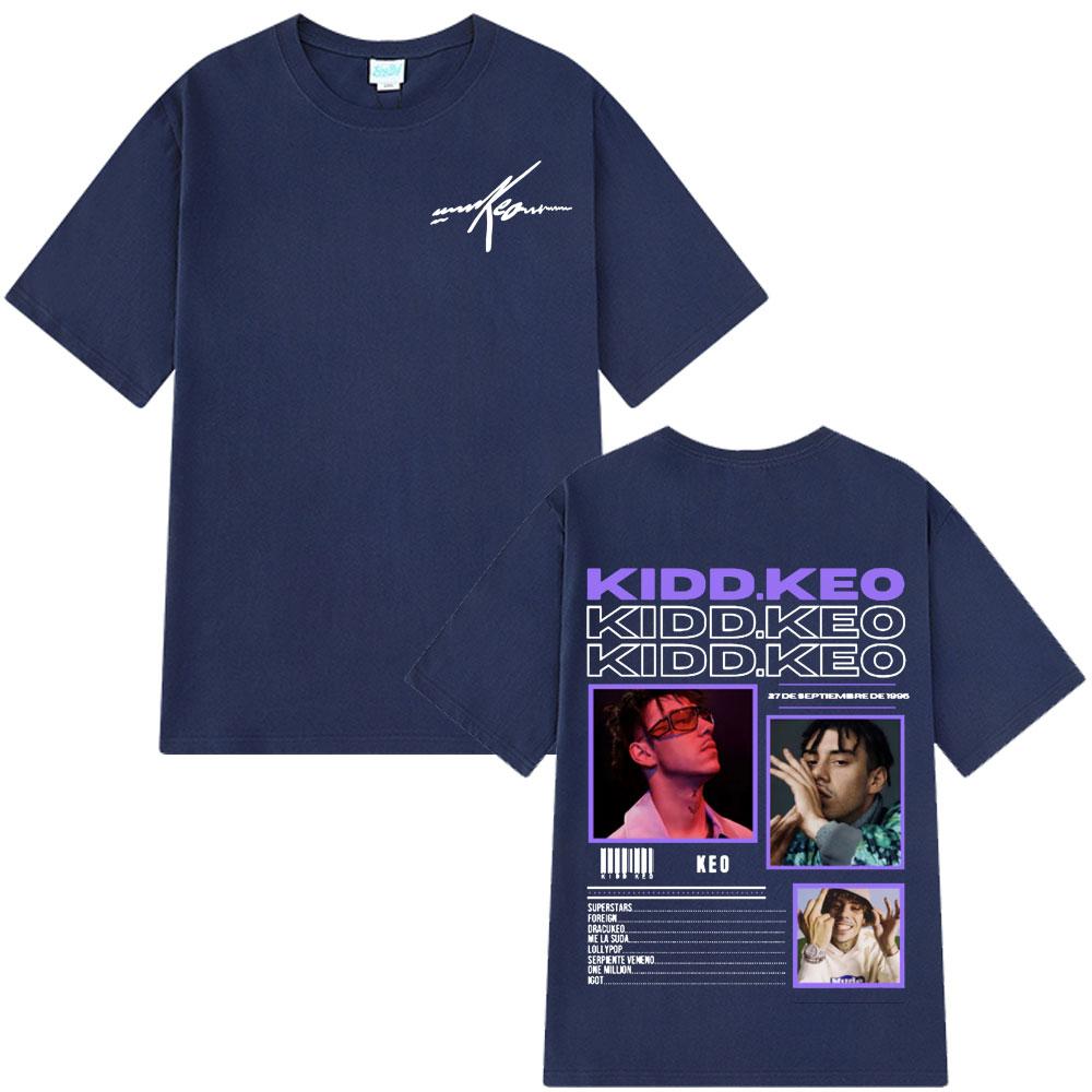 2025 Summer Singer Kidd Keo Album Tour Merch Tshirts Men Womens Hip Hop Pop Music Casual 100 Pure Cotton ONeck Tee Shirt