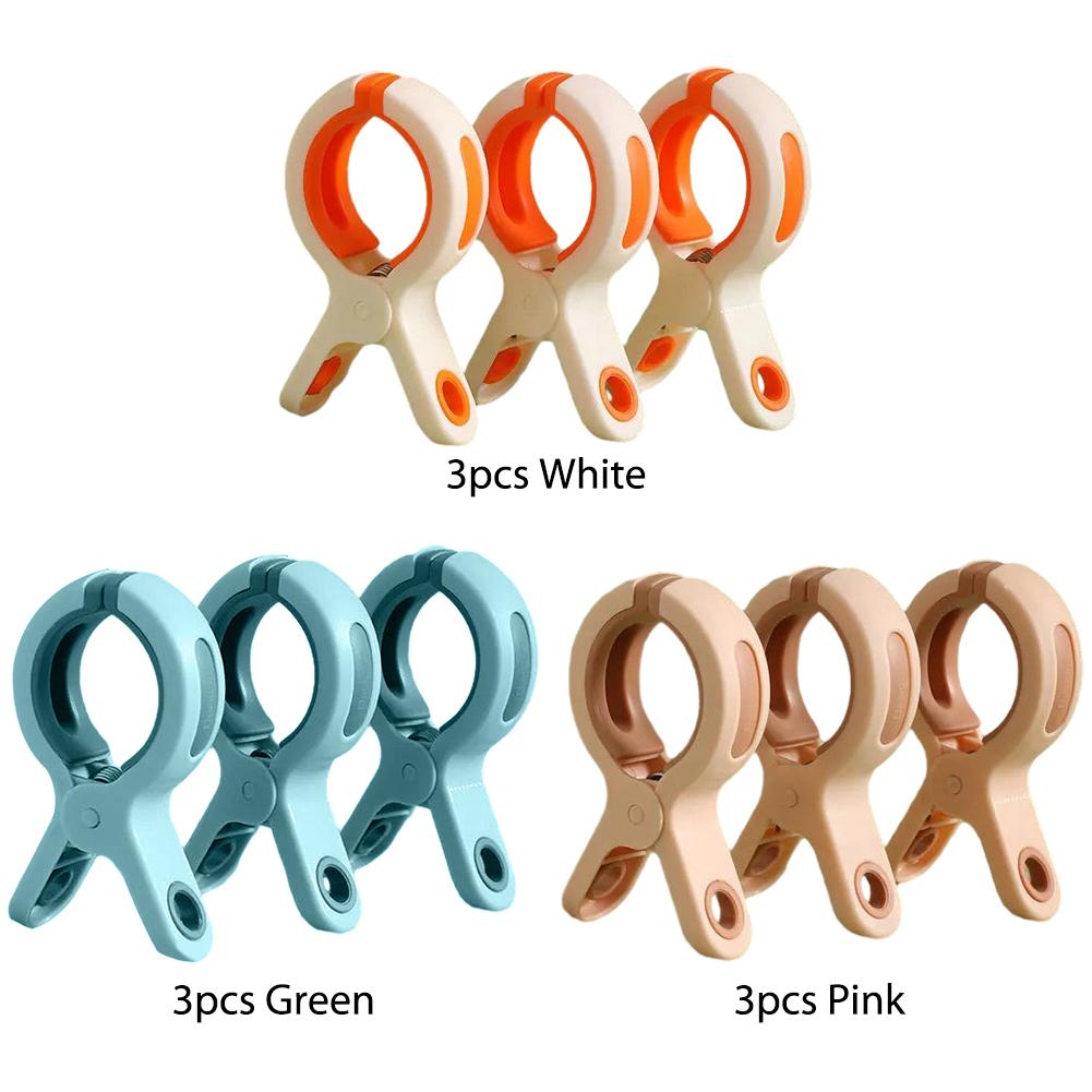 3/6 Peças Clipes Grandes para Toalha à Prova de Vento Fixos Prendedor de Roupa para Secar Reutilizável Antiderrapante Multifuncional para Cadeiras de Piscina