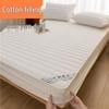 2026 Cotton-Like Yarn-Dyed Quilted Fitted Sheet Set - 100% Cotton Filling, Three-Piece Set