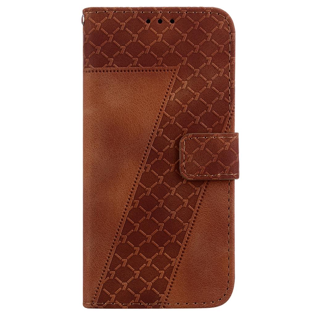 For Motorola Edge 50 Fusion 5G Wallet Case PU Leather Imprint Phone Cover