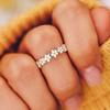 Korean And Japanese Cute Flower Ring, Student Sweet Little Daisy Ring, Pastoral Ring For Women