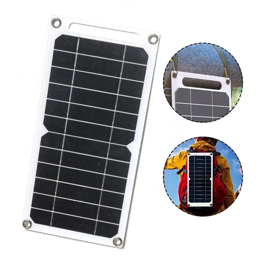 5V 6W Solar Panel Charger with USB Output Portable Solar System USB Solar Charger Panel  Home