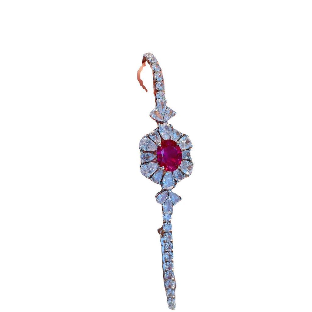 Jewelry Retro Simulation Color Treasure Bracelet Pattern Luxury Inlaid Jewelry Main Stone 8 * 10