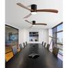 46-56" Low-Profile Electric Fan Light Household Integrated LED Lighting Fan Living Room ABS Blades Ceiling Fan Lamp