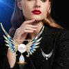 Mode Exquisite Emaille Engelsflügel Broschen Für Damen Kleidung Mantel Schmuck Accessoires Geschenk