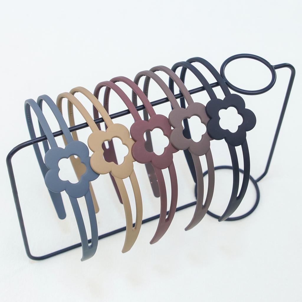 4/5/6pcs Fashion Matte Headband For Women Girls Thin Headband Female Plastic Teeth Hairbands Simple Hair Accessories Mix Styles