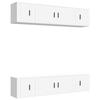 TV Stand - Maison Exclusive - 6 Pcs Set - White - Engineered Wood