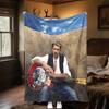 John Travoltas  Blanket Perfect All Seasons Soft Comfortable Sofa Office Nap Travel Festive Gift