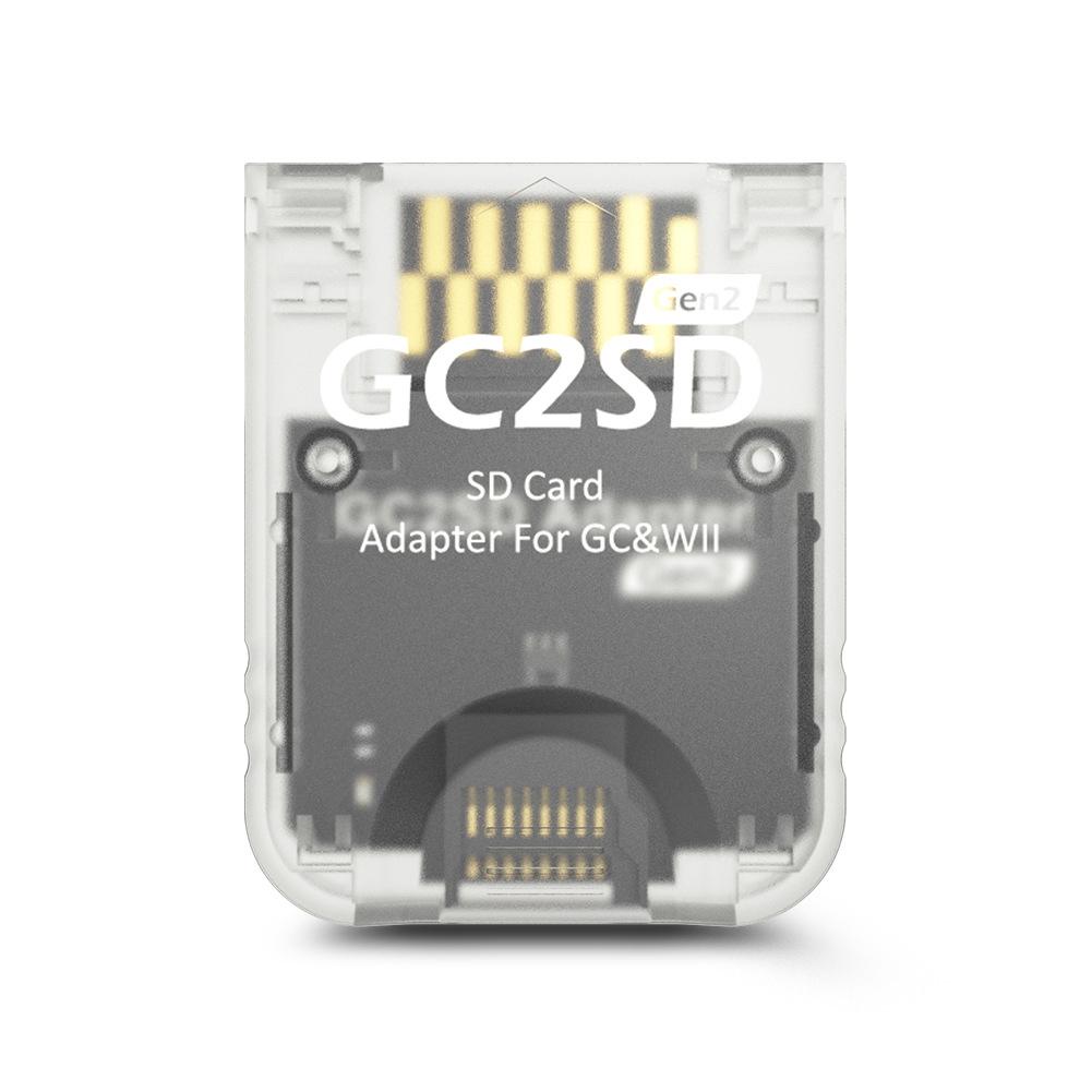 GC2SD Gen2 SD/TF Card Adapter for Nintendo GameCube Wii Enhanced Speed Support Latest Swiss Memory Adapter Easy to Install