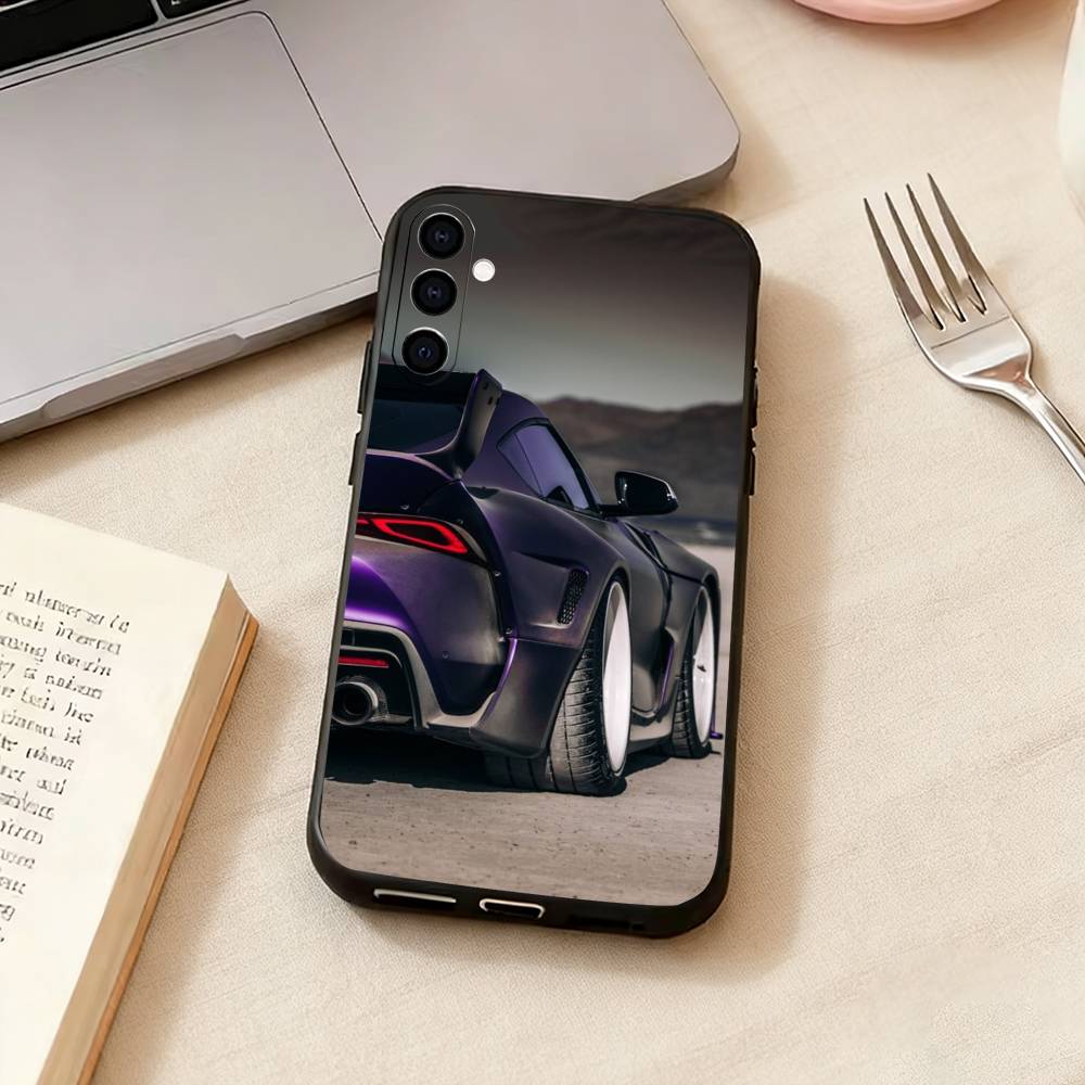 Sports C-Car Supraes-s Phone Case For Samsung Galaxy A73,A72,A71,A70,A53,A52,A51,Others Soft Black Cover Samsung a32 5g