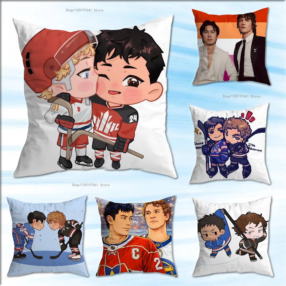 H-Heated R-Rivalry Pillow Case Cushion Cover Home Decor Birthday Gift Pillowcover