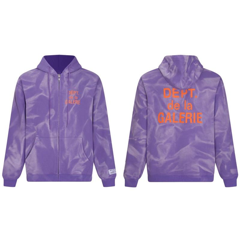Graffiti Letter Print Hooded Sweatshirt Jacket Men Loose Fit Streetwear Long Sleeve Cotton Pullover