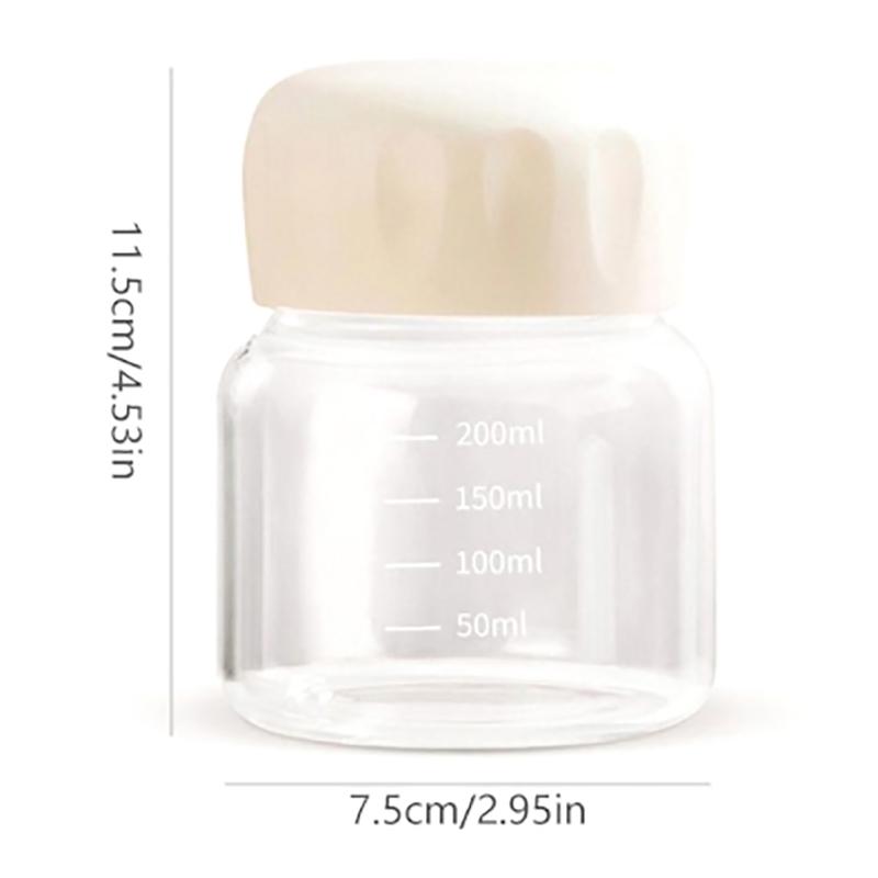 10.2Oz Mini Water Glass Bottle Clear Milk Cup Portable Reusable Drinking Cups Summer Drinkware Travel Outdoor Birthday Gifts