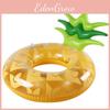 Adult Inflatable Pineapple Swim Ring With Thick Pvc And Cartoon Pattern For Water Activities