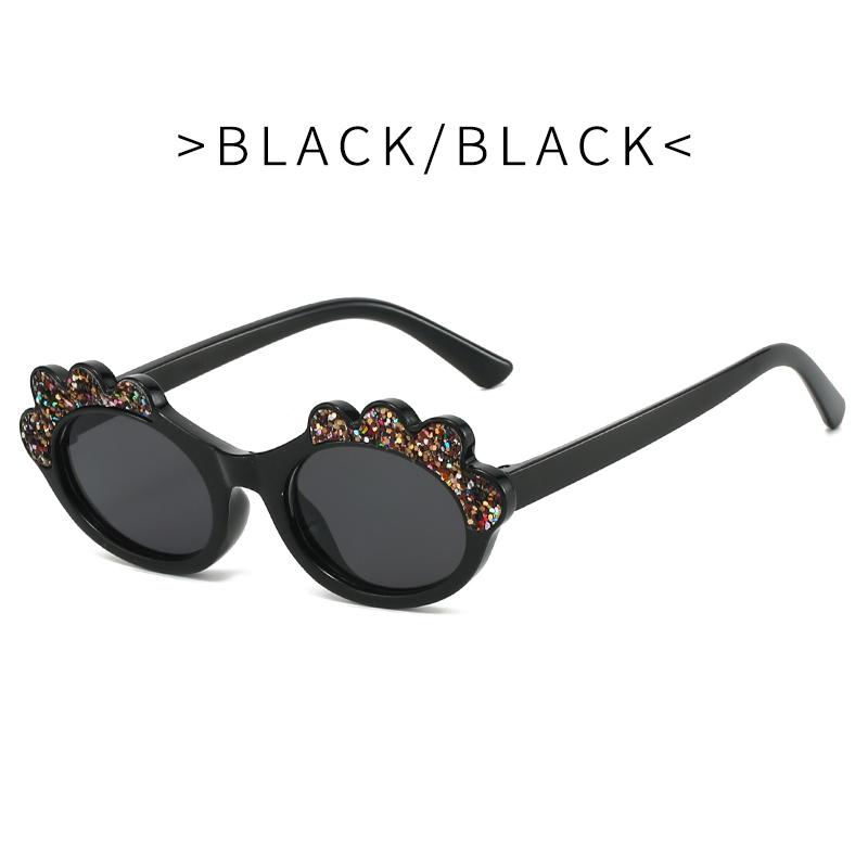 New Kids Sunglasses Round Retro Sweet Diamond Inlaid Boys Girls UV400 Fashion Children Sun Glasses Party Eyewear