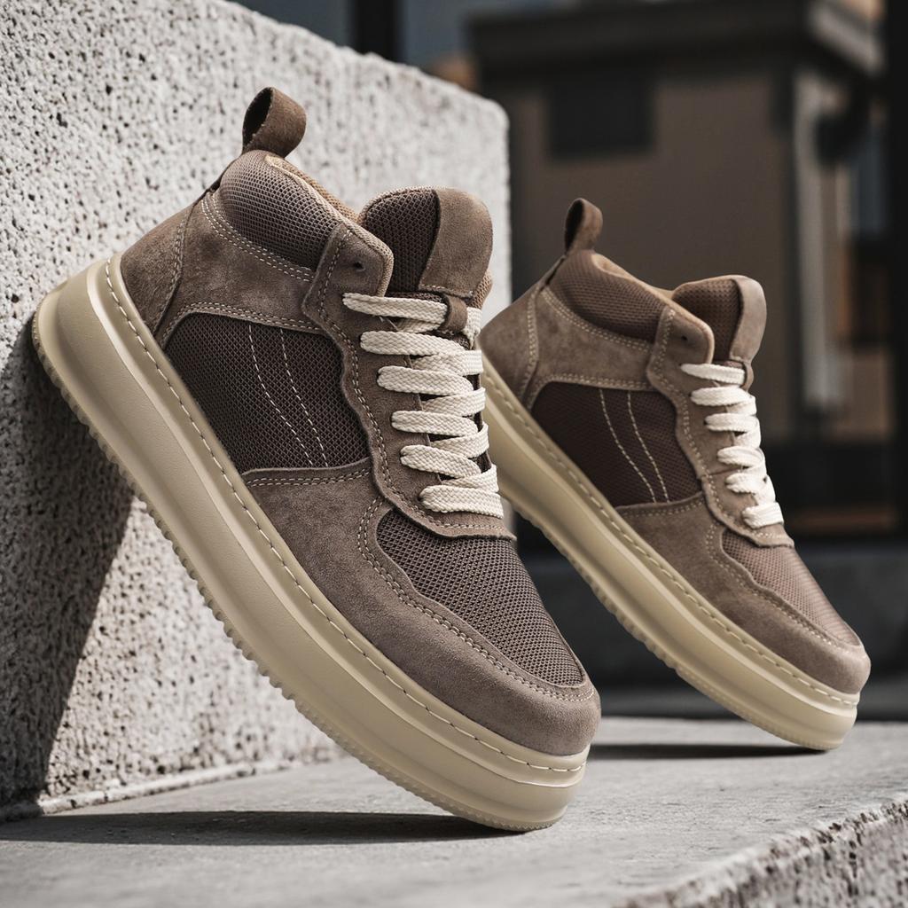 Unisex Boots High Top Shoes Fashion Style Winter Walking and Commuting Casual Outdoor Travel Seasonal Everyday Footwear Sizes 39-44