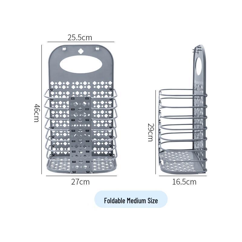 Foldable Wall-Mounted Laundry Basket
