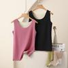 Women's Crew Neck Sleeveless Tank Top Slim Fit Thermal Winter Warm Inner Layering Undershirt