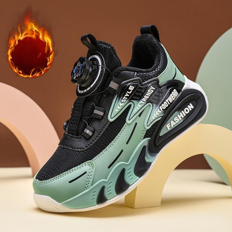 Winter Children's Cotton Shoes Sports Shoes Leather Shoes Casual Running Shoes