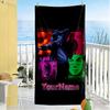 Michael Jackson Customized Name Beach Towel Super Soft Microfiber Quickdry Fabric Portable for SwimmingBeachCamping Travel Beach AccessoriesGym