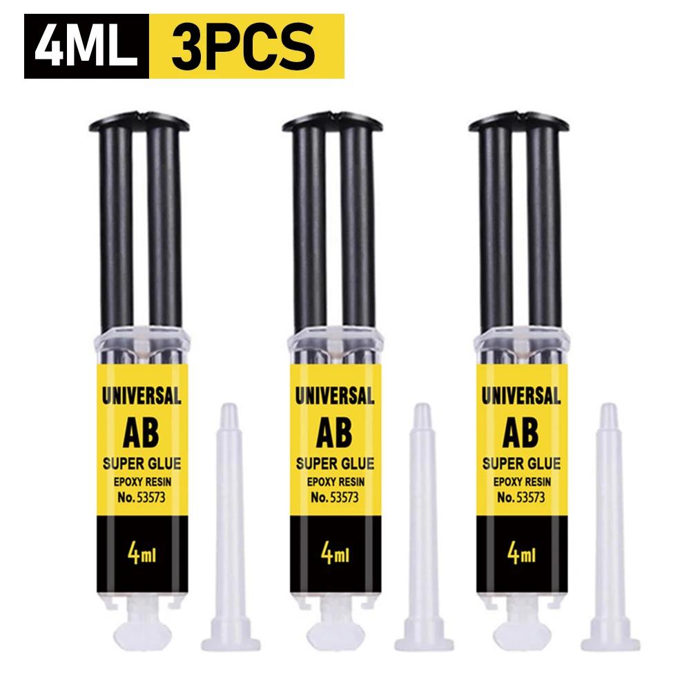 Adesivi Super AB Resina Epossidica Liquida Forte Adesivo Metallo Vetro Ceramica Legno Strumenti di Riparazione Adesivi Adesivi ad Asciugatura Rapida