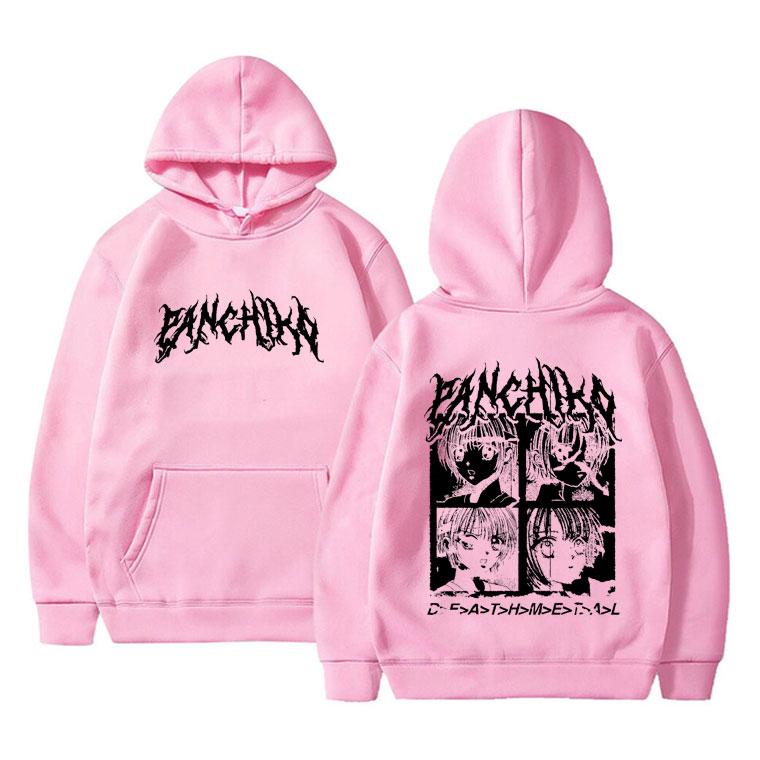 Rockband Panchiko DEATHMETAL Album Grafiskt Tryck Hoodie Unisex Fleece Bomull Sweatshirt Män Kvinnor Vintage Oversized Hoodies