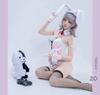 [Milky Time] Super Danganronpa 2 Nanami Chiaki Cosplay Bunny Girl White Nanami Chiaki