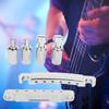 Guitar Bridge Silver High Quality Musical Instrument Accessories with 4Pcs Screw Rods