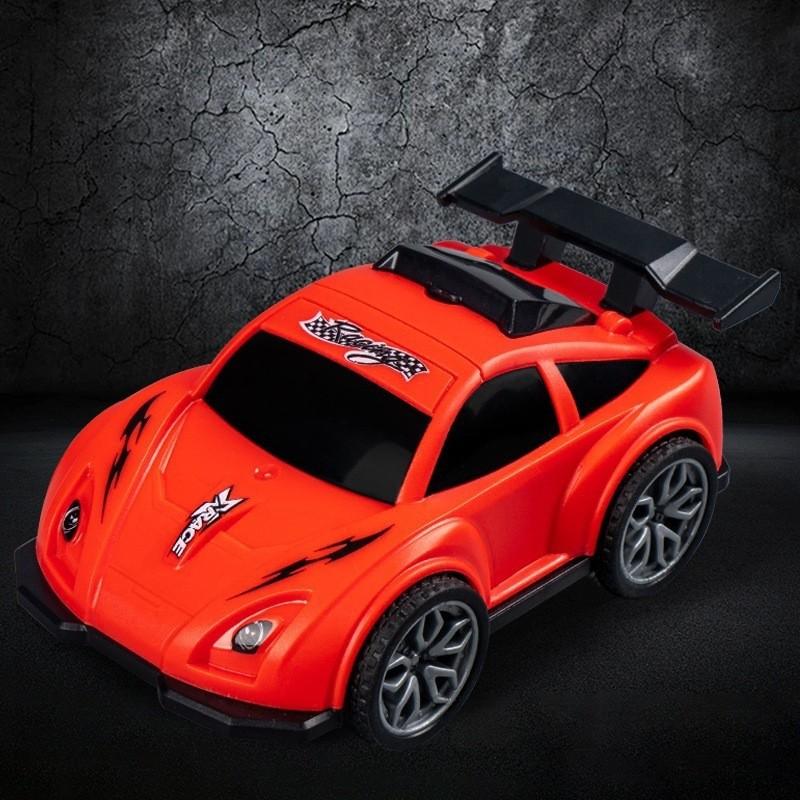 Inertia Cartoon Graffiti Offroad Car Toy With Doublesided Stunt Flip For Kids Play And Development